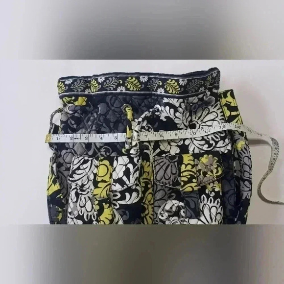 Vere Bradley tote bag like new yellow black - Picture 3 of 5